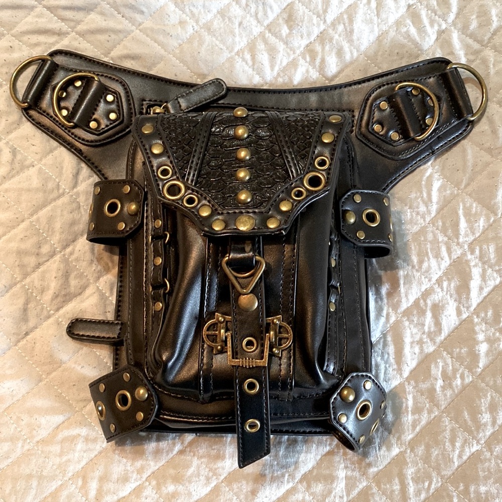 Steel Master Steam Punk Motorcycle Gothic Bag